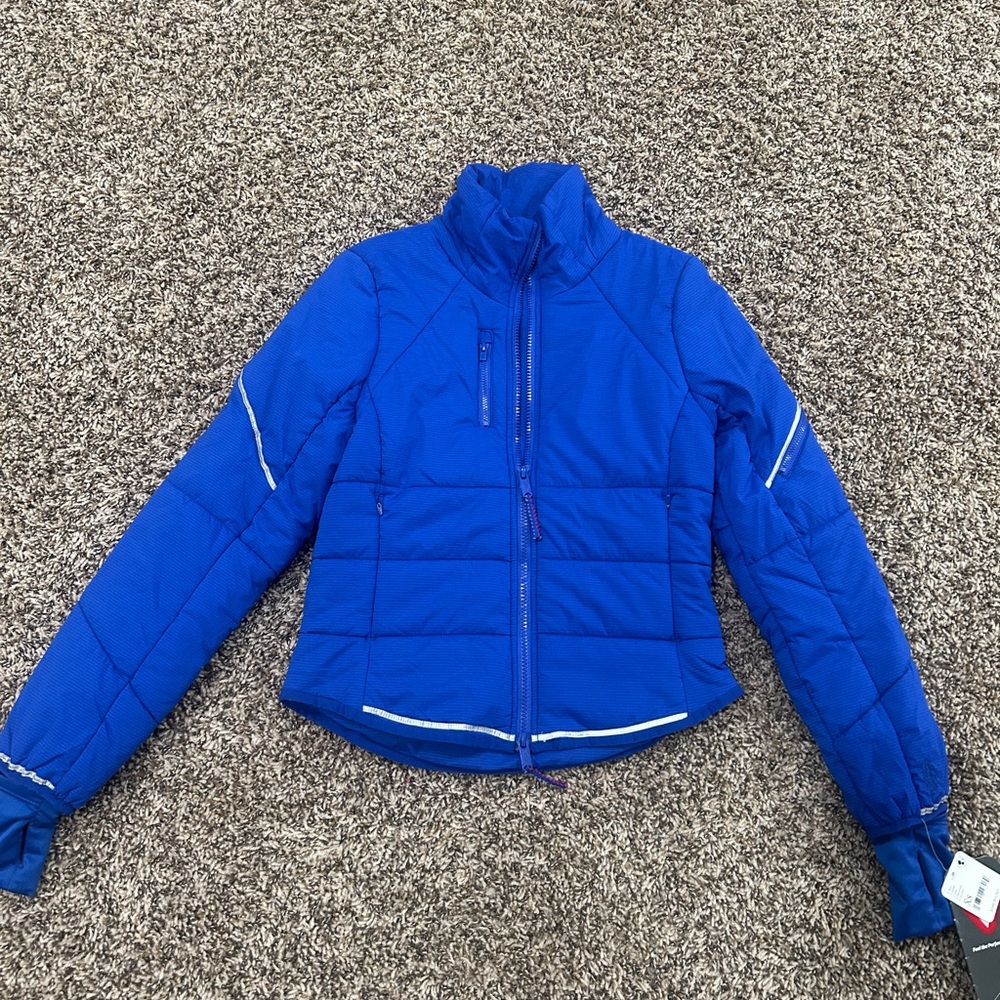 Free people movement Vibrant Blue Puffer Jacket